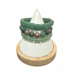 HANDMADE JADE BRACELET SET